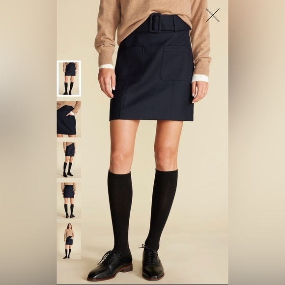NWT - Amour Vert - Ira Wool Blend Skirt - Size XL,Specials : American Fashion Style Bags On Sale